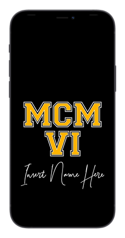 MCMVI Custom Phone Wallpaper (Choose Color)