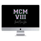 MCMVIII Custom Desktop Wallpaper (Choose Color)