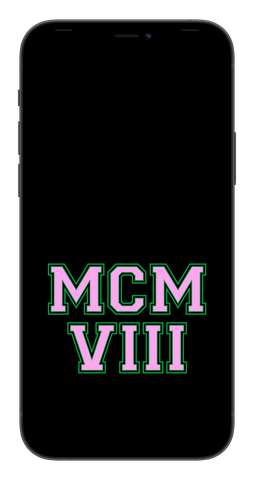 MCMVIII Phone Wallpaper (Choose Color)