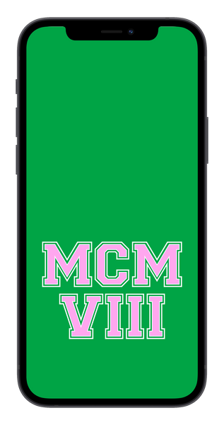 MCMVIII Phone Wallpaper (Choose Color)