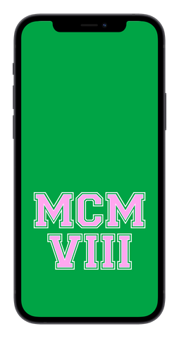 MCMVIII Phone Wallpaper (Choose Color)