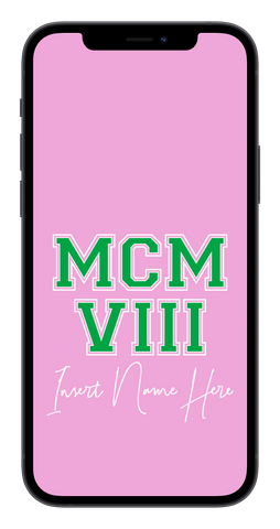 MCMVIII Custom Phone Wallpaper (Choose Color)