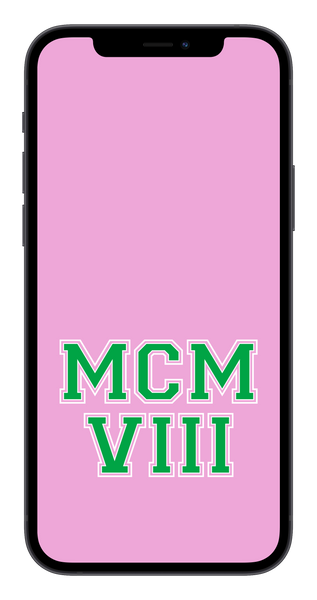 MCMVIII Phone Wallpaper (Choose Color)