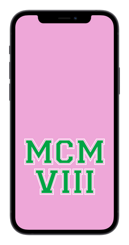 MCMVIII Phone Wallpaper (Choose Color)