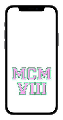MCMVIII Phone Wallpaper (Choose Color)