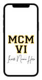 MCMVI Custom Phone Wallpaper (Choose Color)
