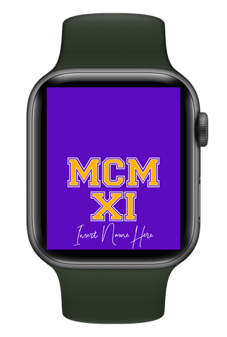 MCMXI Dawgs Edition Custom Smartwatch Wallpaper (Choose Color)