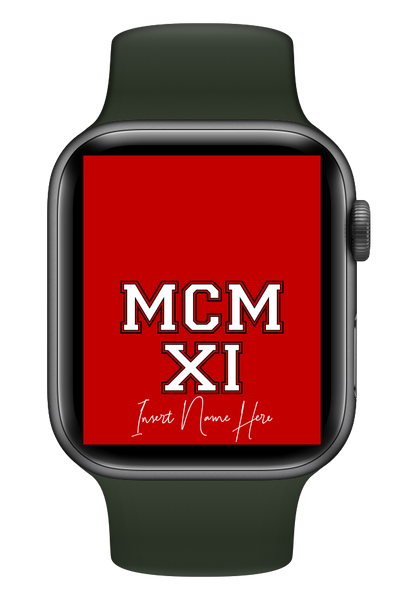 MCMXI Pretty Boys Edition Custom Smartwatch Wallpaper (Choose Color)