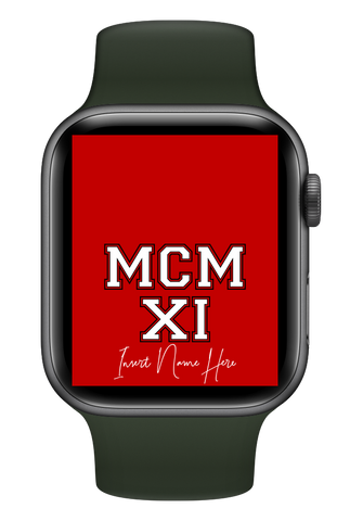 MCMXI Pretty Boys Edition Custom Smartwatch Wallpaper (Choose Color)