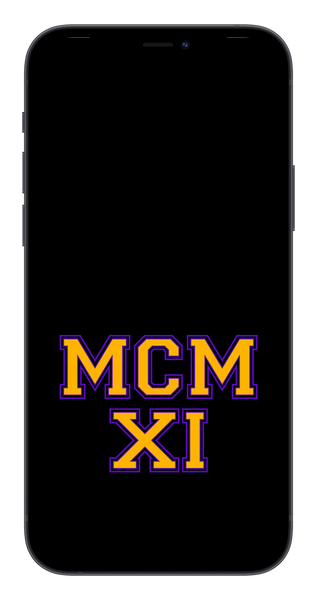 MCMXI Dawgs Edition Phone Wallpaper (Choose Color)