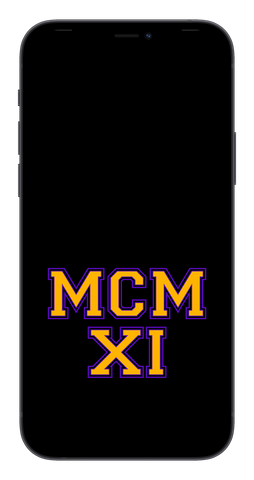 MCMXI Dawgs Edition Phone Wallpaper (Choose Color)