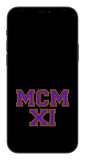 MCMXI Dawgs Edition Phone Wallpaper (Choose Color)