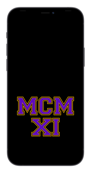 MCMXI Dawgs Edition Phone Wallpaper (Choose Color)