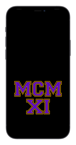 MCMXI Dawgs Edition Phone Wallpaper (Choose Color)