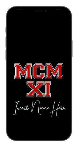 MCMXI Pretty Boys Edition Custom Phone Wallpaper (Choose Color)