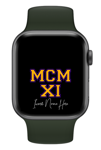 MCMXI Dawgs Edition Custom Smartwatch Wallpaper (Choose Color)