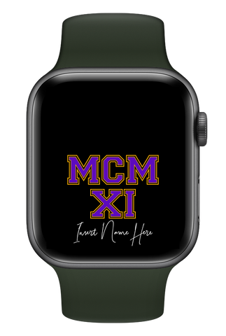 MCMXI Dawgs Edition Custom Smartwatch Wallpaper (Choose Color)
