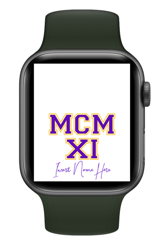 MCMXI Dawgs Edition Custom Smartwatch Wallpaper (Choose Color)