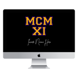 MCMXI Dawgs Edition Custom Desktop Wallpaper (Choose Color)