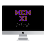 MCMXI Dawgs Edition Custom Desktop Wallpaper (Choose Color)