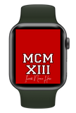 MCMXIII Custom Smartwatch Wallpaper (Choose Color)