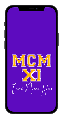 MCMXI Dawgs Edition Custom Phone Wallpaper (Choose Color)