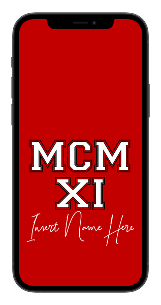 MCMXI Pretty Boys Edition Custom Phone Wallpaper (Choose Color)