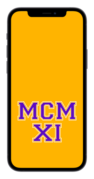 MCMXI Dawgs Edition Phone Wallpaper (Choose Color)