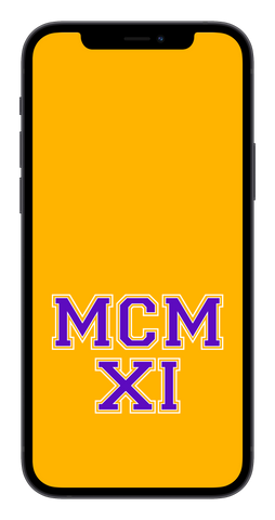 MCMXI Dawgs Edition Phone Wallpaper (Choose Color)