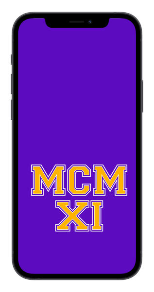 MCMXI Dawgs Edition Phone Wallpaper (Choose Color)