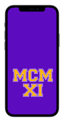 MCMXI Dawgs Edition Phone Wallpaper (Choose Color)