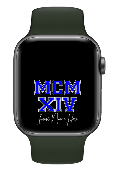 MCMXIV Custom Smartwatch Wallpaper (Choose Color)