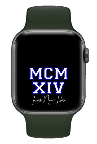 MCMXIV Custom Smartwatch Wallpaper (Choose Color)
