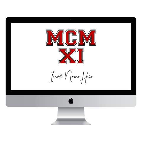 MCMXI Pretty Boys Edition Custom Desktop Wallpaper (Choose Color)