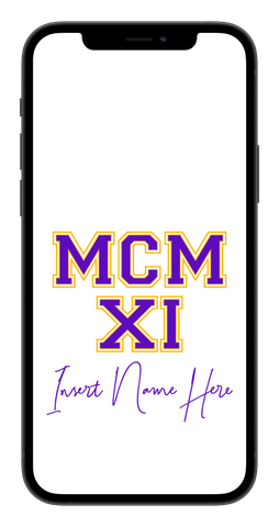 MCMXI Dawgs Edition Custom Phone Wallpaper (Choose Color)