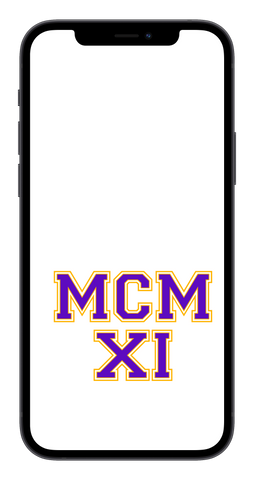 MCMXI Dawgs Edition Phone Wallpaper (Choose Color)