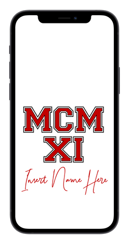 MCMXI Pretty Boys Edition Custom Phone Wallpaper (Choose Color)