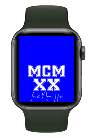 MCMXX Custom Smartwatch Wallpaper (Choose Color)