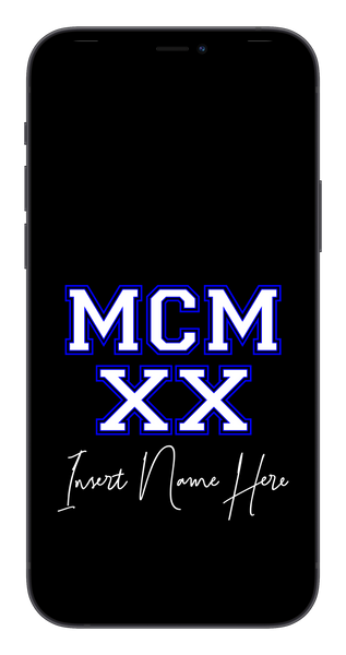 MCMXX Custom Phone Wallpaper (Choose Color)