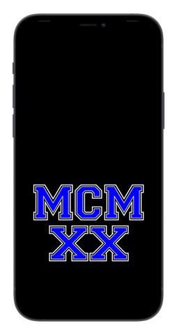 MCMXX Phone Wallpaper (Choose Color)