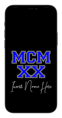 MCMXX Custom Phone Wallpaper (Choose Color)