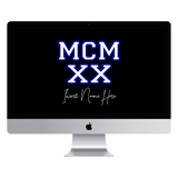 MCMXX Custom Desktop Wallpaper (Choose Color)