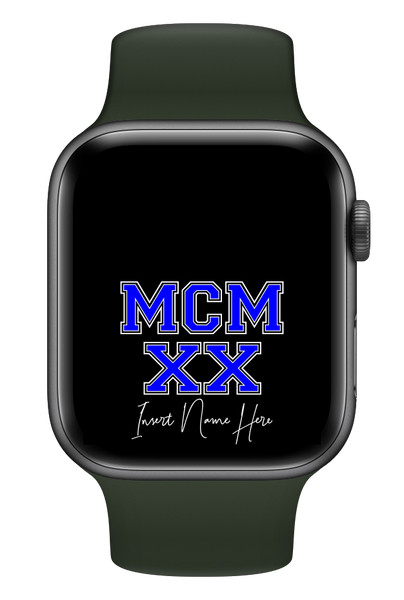 MCMXX Custom Smartwatch Wallpaper (Choose Color)