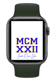 MCMXXII Custom Smartwatch Wallpaper (Choose Color)