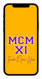 MCMXI Dawgs Edition Custom Phone Wallpaper (Choose Color)