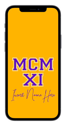 MCMXI Dawgs Edition Custom Phone Wallpaper (Choose Color)