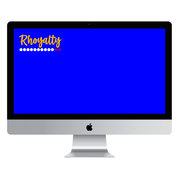 Rhoyalty Zoom Wallpaper (Choose Color)