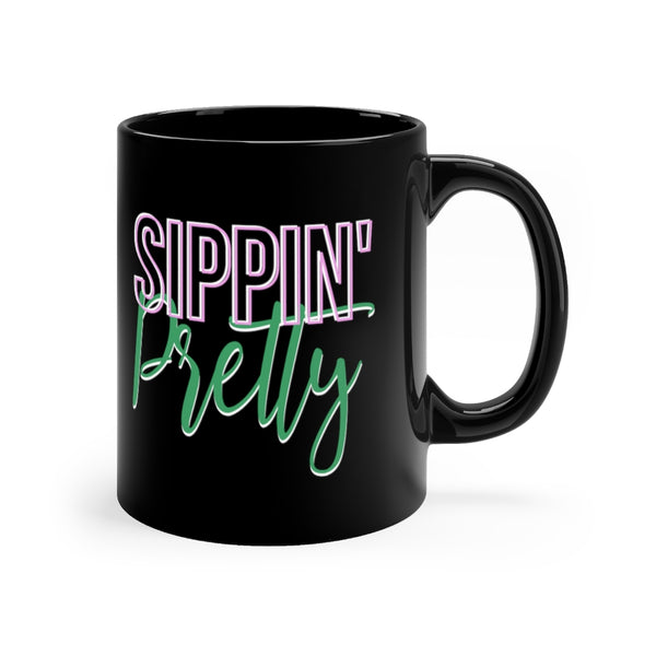 Sippin Pretty Mug - Black
