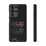 I'm So Pretty on my Left Phone Case With Card Holder