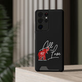 AOML - Black Phone Case With Card Holder